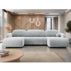 Mirjan24 Ecksofa Mizetio U 2R LC Bettkasten Sofa