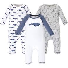 Touched By Nature Coveralls 3-pack - Blue Whale
