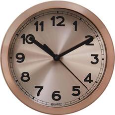 Copper Clocks Premier Housewares Elko Wall with Copper Black Finish Wall Clock 15cm