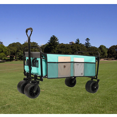 Utility Wagons Boosicavelly 3.1 cu ft Steel Foldable Wagon Cart