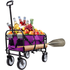Utility Wagons Earth & Table ExCollapsible Foldable Beach Wagon Cart