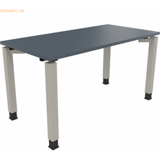 Möbler Soennecken Vierfuß Quadratrohr B1400xT700xH680-820 Schreibtisch