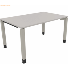 Möbler Soennecken Vierfuß Quadratrohr B1400xT900xH680-820 Schreibtisch