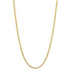 Nialaya Men's Squared Gold Chain Guld -