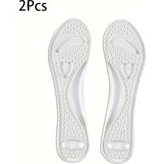 Shoe Care & Accessories Temu 2 Pack Women's Transparent Silicone Insoles