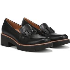 Recycled Materials Loafers Naturalizer Corrine Platform Loafer Shoes - Black Faux Leather
