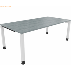 Möbler Soennecken Vierfuß Quadratrohr B2000xT1000xH680-820 Schreibtisch