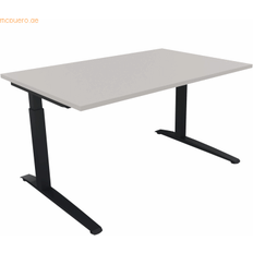 Möbler Soennecken Kufe Quadrat B1400xT900xH650-850 Schreibtisch