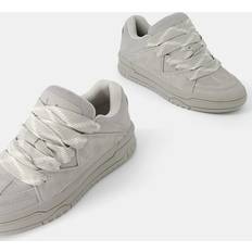 Bershka Chunky Skater Trainers - Grey