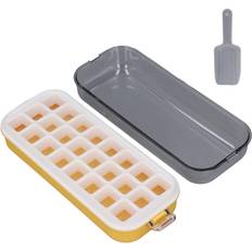 Transparent Ice Cube Trays Cosy@home with Bin and Lid Ice Cube Tray