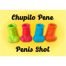 Bicchierini Divertysex Diablo Picante Vaso De Chupito Pene Amarillo Bicchierino