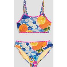 Bikini Sets River Island Girls Blue Fruit Print Bikini Set
