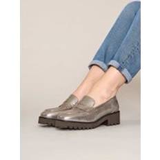 Moshulu Calluna Lightweight Loafers - Metallic Silver