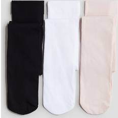 Rosa Strumpbyxor H&M 3-Pack Strumpbyxa - Ljusrosa/Vit/Svart