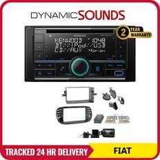 Kenwood Boat- & Car Stereos Kenwood Fiat 500 2007-2015 CD MP3 BT USB Aux Kit