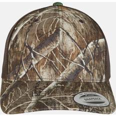 Kamouflage Accessoarer Flexfit YP Classcis RealTree Camo Retro Trucker Cap - Green