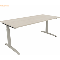 Möbler Soennecken Kufe Quadrat B1800xT800xH650-850 Schreibtisch