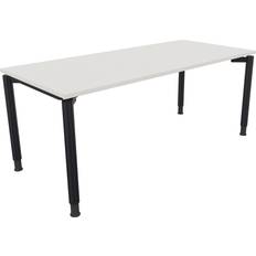 Möbler Soennecken Vierfuß Rundrohr B1800xT800xH680-820 Schreibtisch