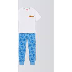 Ninjago Kids Cotton Pyjama Set - White/Blue