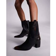 Public Desire Curve Layleigh Ankelboots Med Klackar - Brun