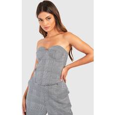 Corsés boohoo Top Bustier - Negro