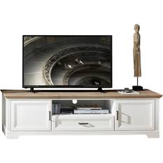 Sitzbänke Livetastic TV-ELEMENT Weiß Eichefarben Fernsehschrank