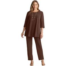 Suits Jessica London Plus Size 2-Piece Stretch Knit Mega Swing Set