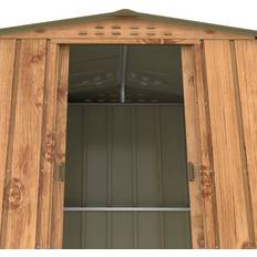 Dépendances Duramax Abri de Jardin Métal Imitation Bois 2.48 m² (Surface du bâtiment )