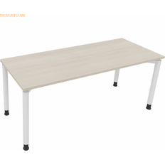 Möbler Soennecken Vierfuß Rundrohr B1800xT700xH680-820 Schreibtisch