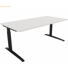 Möbler Soennecken Kufe Quadrat B1800xT900xH650-850 Schreibtisch