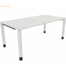Möbler Soennecken Vierfuß Quadratrohr B1800xT900xH680-820 Schreibtisch