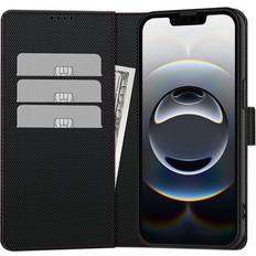 Iphone 16e cover Tech-Protect iPhone 16e Plånboksfodral RS Svart Röd