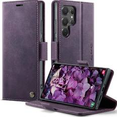Galaxy s22 ultra leather cover GANGXUN Retro Leather Wallet Case Samsung Galaxy S22 Ultra