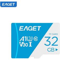 Memory Cards & USB Flash Drives Eaget 32GB SD Card V30 I A1 Class 10