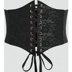 Shein Corsets Shein Women's Black Sexy Lace Waist Cincher - Black