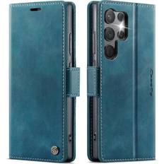 Samsung galaxy s23 ultra leather case GANGXUN Retro Leather Wallet Case Samsung Galaxy S23 Ultra