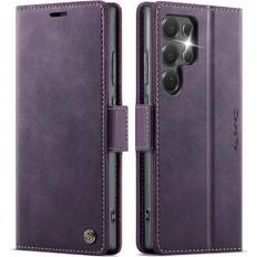GANGXUN Retro Leather Wallet Case Samsung Galaxy S25 Ultra