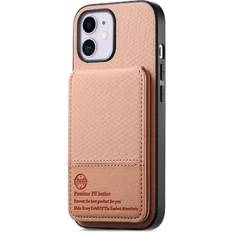 Iphone 15 plus pink GANGXUN Pink Compatible iPhone 15 Plus Shockproof Wallet