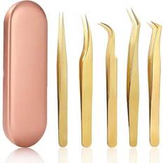 Tweezers Shein High Precision Lash Tweezers Set 5 Stainless Steel Eyelash Extensions - Complete
