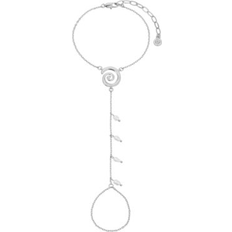 Body Chains Ettika Aura Mother Of Pearl Hand Chain - Silver