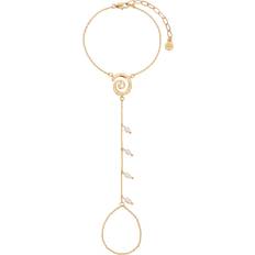 Cadenas corporales Ettika Aura Pearl Hand Chain 18k Gold Plating - Gold