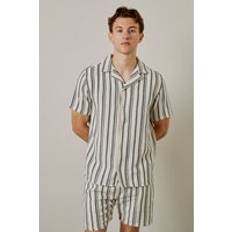 Stripes Shirts Burton off white shirt mens casual shirts