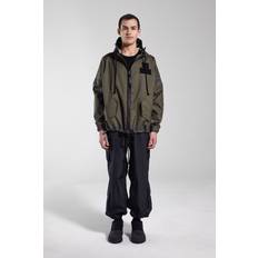 Stutterheim Herre Regnjakker & Regnslag Stutterheim Full Zip Jacket Bomuld Kort Hættetrøje - Green