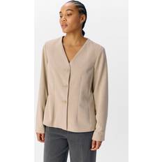 Recycled Fabric Blazers Object Tannin Melange -