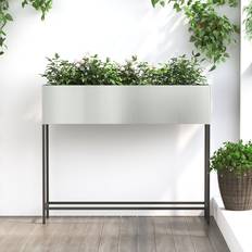 Pallekarmer vidaXL Hevet Hagebeholder 100x26x82 cm Galvanisert Stål