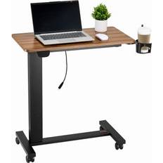 VEVOR Overbed Table Mobile Bed Side With 4 Wheels Writing Desk