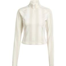 Shirts adidas Half-Zip Graphic Football Long-Sleeve Top - White