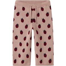 116 Bukser på tilbud Lil'Atelier Misty Rose Nmflulio Wide Strik Ancle Bukser - Rosa