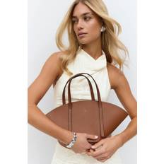 Gina Tricot Small Wide Shopper Bag Handväska - Brun