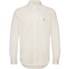 Beige - Men Shirts Polo Ralph Lauren Player Logo Featherweight Shirt - Beige